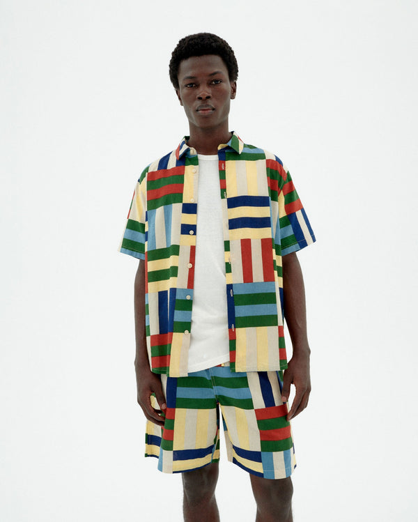 Camisa campo multicolor Tom sostenible-1