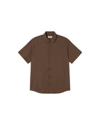 Camisa marrón rayas Tom sostenible - silueta 2