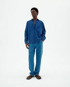 Camisa azul seersucker Haru sostenible-2