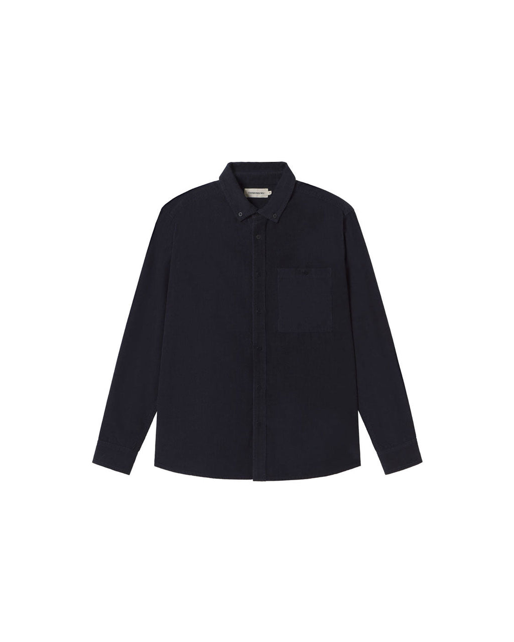 Chemise En Micro-Velours Côtelé Anto - Bleu