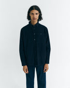 Chemise En Micro-Velours Côtelé Anto - Bleu