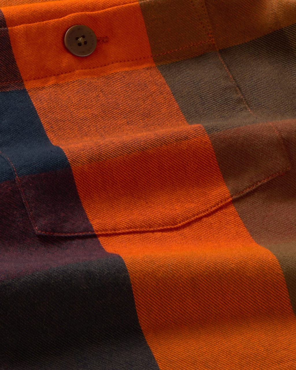 Chemise À Carreaux Theo - Orange