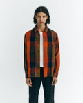Chemise À Carreaux Theo - Orange