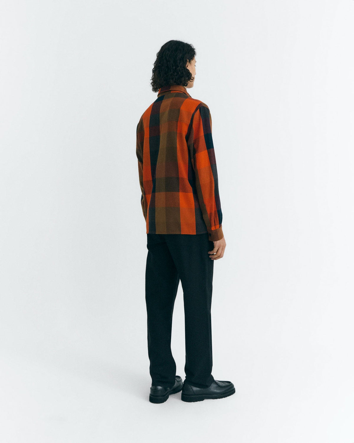 Chemise À Carreaux Theo - Orange