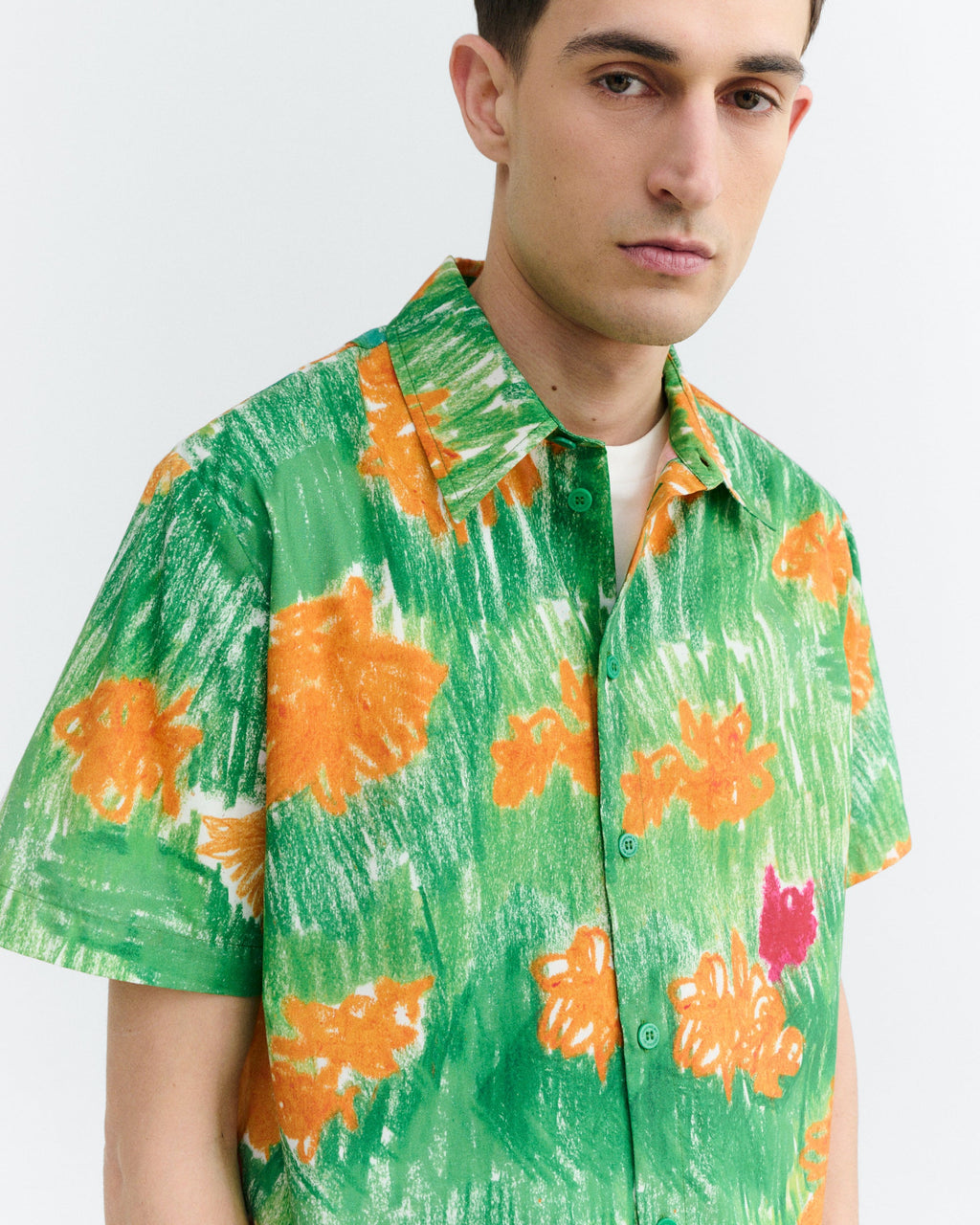 Chemise À Fleurs Crayon Paddy