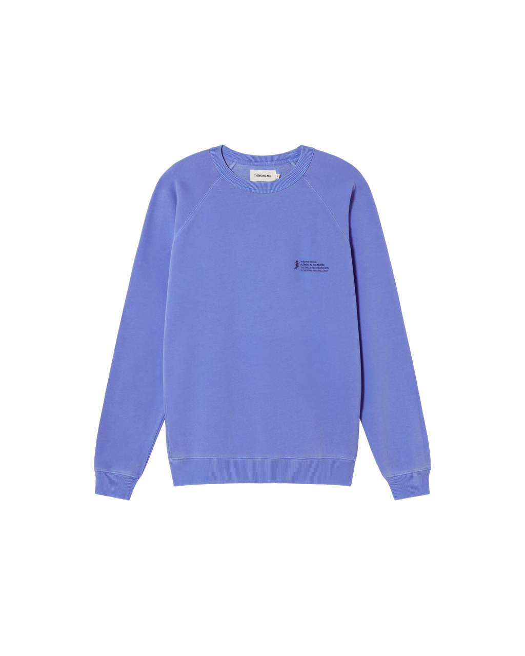 Sudadera Indigofera FTP unisex sostenible  - silueta