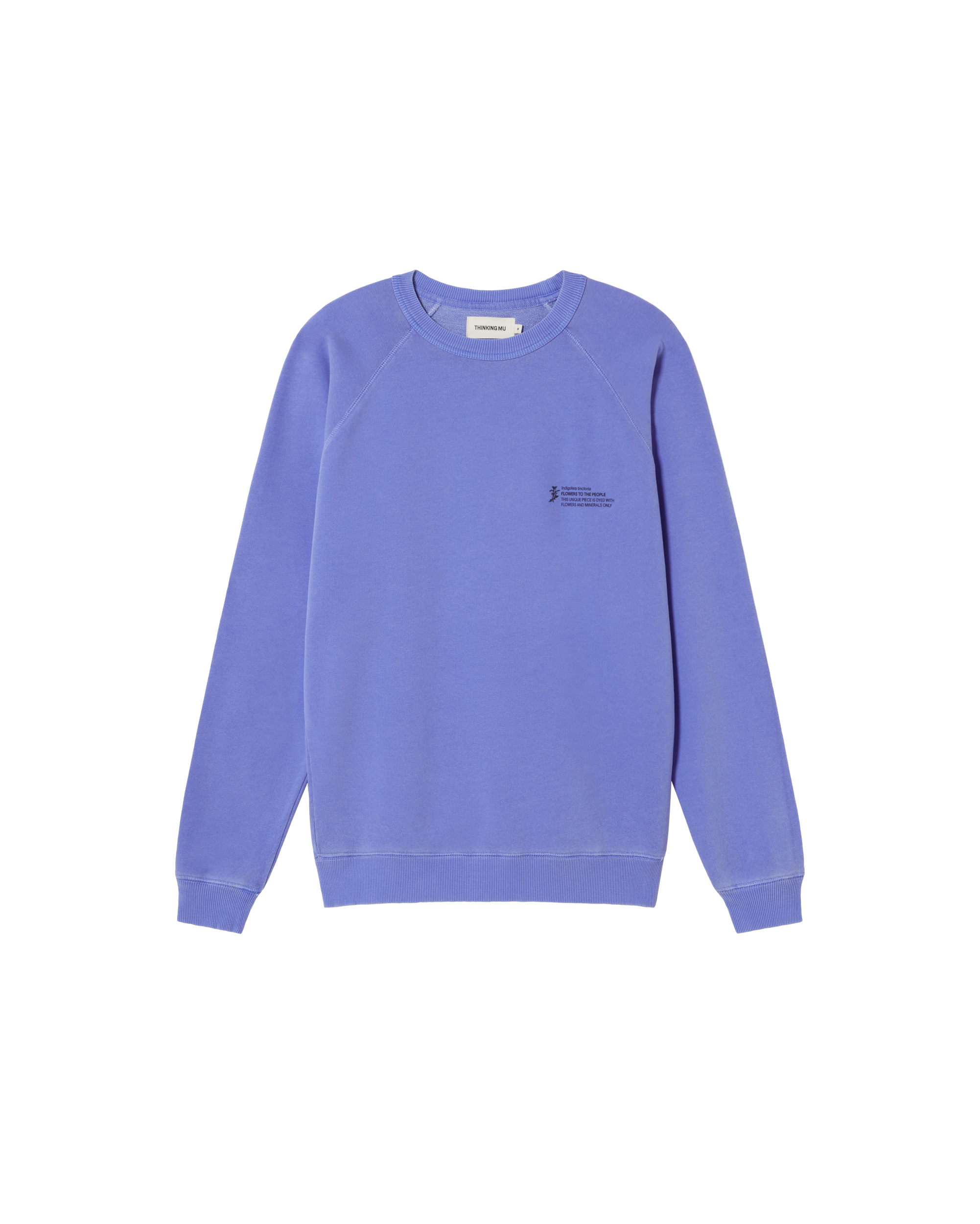Sudadera Indigofera FTP unisex sostenible  - silueta