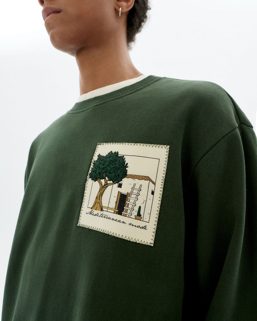 Sudadera bordada house Leon sostenible - 3