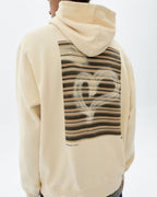 Simon sostenible white grafitti hoodie - 3