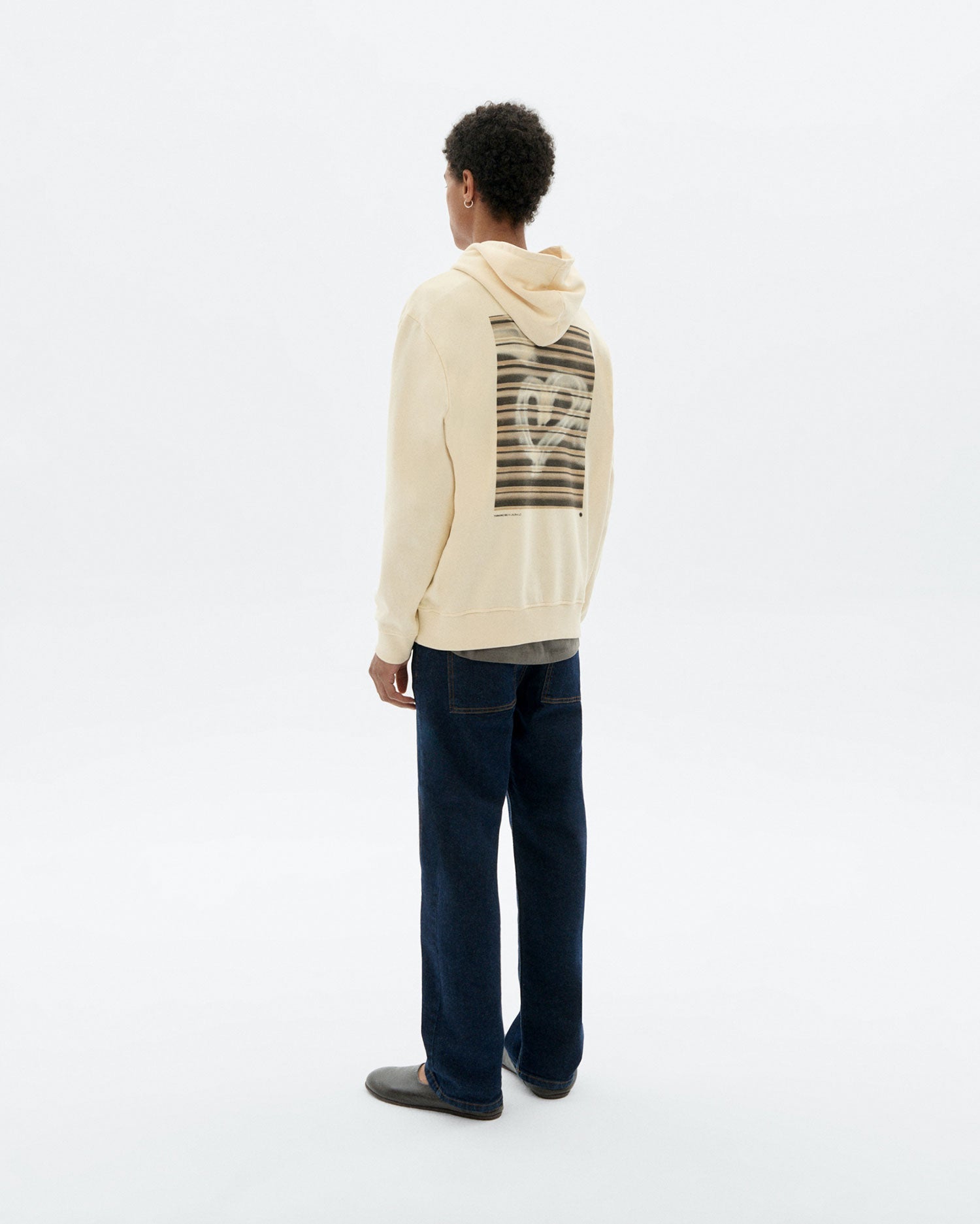 Simon sostenible white grafitti hoodie - 4