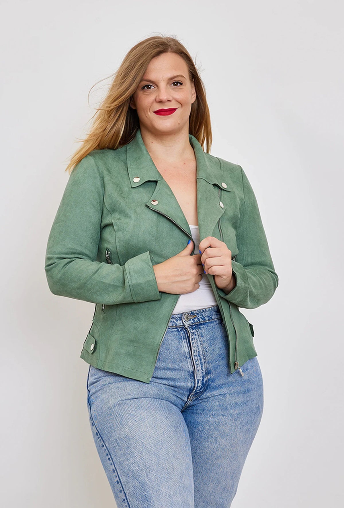 Bikerjacke Livio – Grün