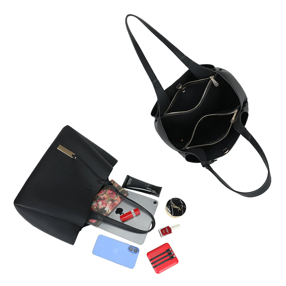 Bolso Shopping Yann - Negro