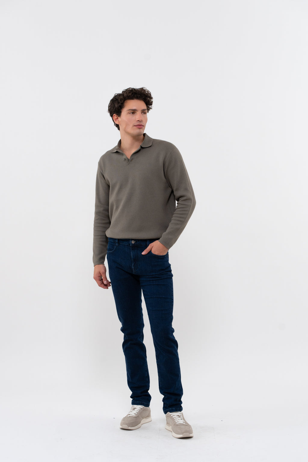 Pantalon Droit Ajusté Nobilis Denim - Bleu - Homme