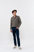 Pantalon Droit Ajusté Nobilis Denim - Bleu - Homme
