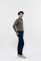 Pantalon Droit Ajusté Nobilis Denim - Bleu - Homme
