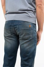 Pantalon Droit Ajusté Nobilis Denim - Bleu Enduit - Homme