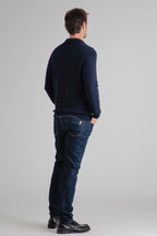 Pantalon Droit Ajusté Nobilis Denim - Bleu Foncé - Homme