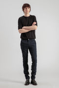 Schmal Geschnittene Chinohose - Marineblau - Herren
