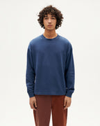 Schweres T-Shirt aus Hanf Doug - Blau