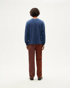 Schweres T-Shirt aus Hanf Doug - Blau