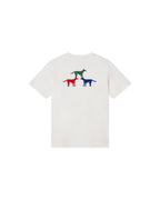 Camiseta blanca perritos Zach sostenible - silueta 2