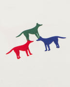Camiseta blanca perritos Zach sostenible - silueta 3
