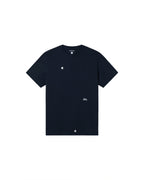 Mörkblå solsol T-shirt Zach i hållbart material - siluett 1