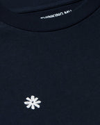 Marinblå t-shirt solsol Zach hållbar silhuett 2