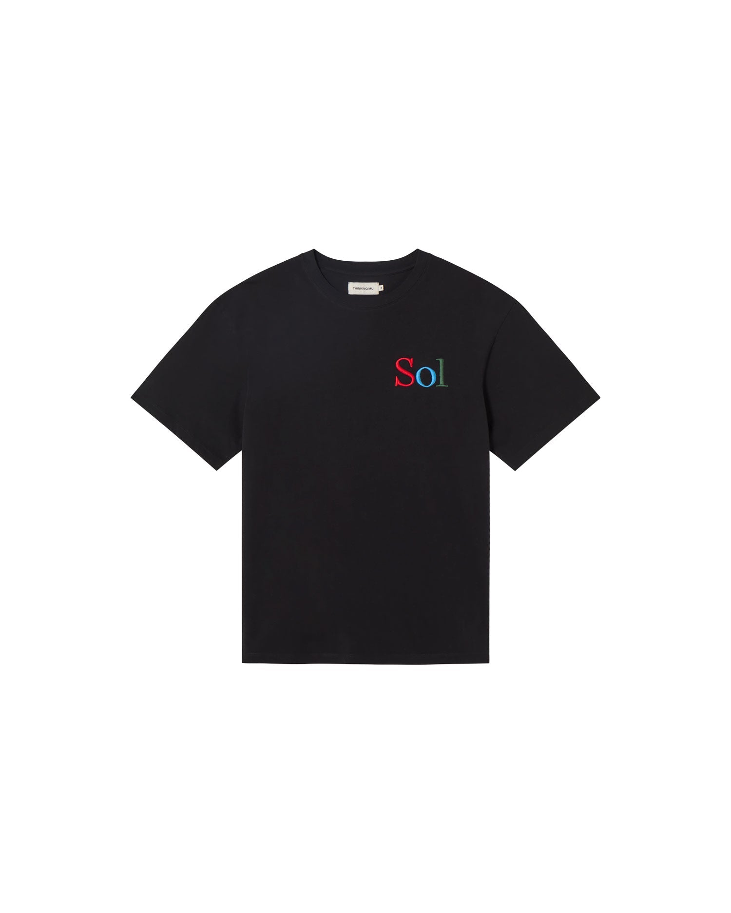 Camiseta blanca sol type Aaron sostenible - silueta 3