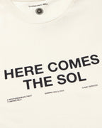 Camiseta blanca classic sol Zach sostenible - silueta 3