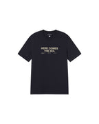 Marinblå klassisk t-shirt sol Zach hållbar - silhuett 2