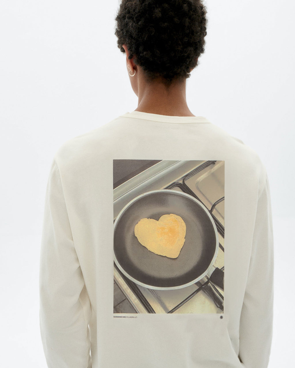 T-shirt manga larga pancake Emilio R sostenible - 3