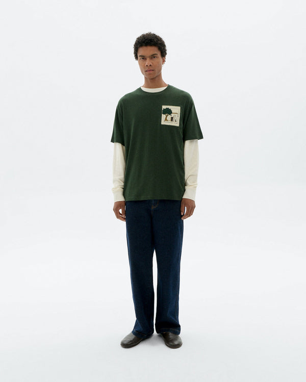 Camiseta bordada house Aaron sostenible - 2