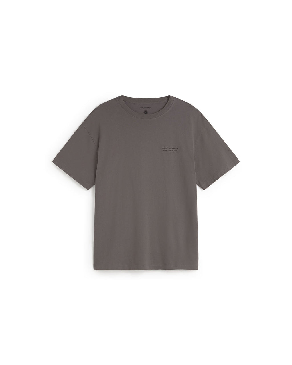 T-Shirt Brodé À La Main Fleur Aaron - Gris