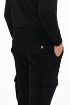 Pantalon Hunter Cargo Jumbo Cord - Bleu Noir - Homme