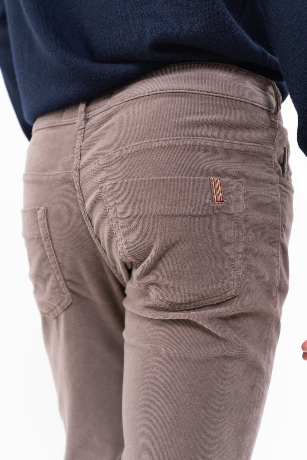 Pantalon Droit Ajusté Nobilis Corduroy - Taupe - Homme