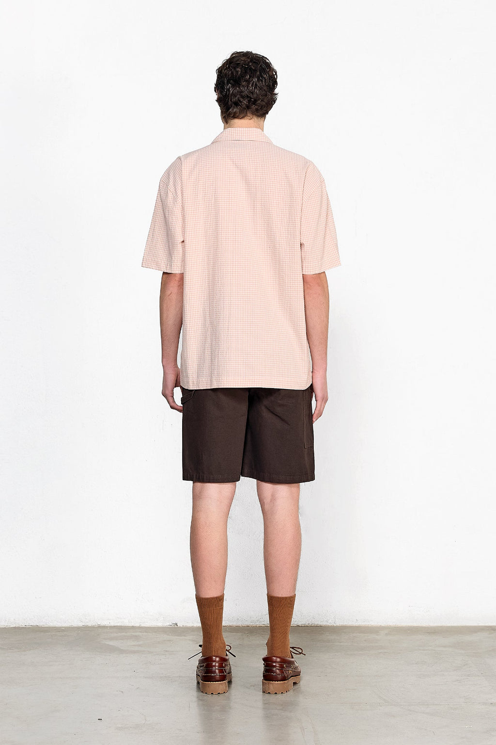 Overhemd met korte mouwen Multi Pocket Pink