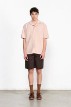 Overhemd met korte mouwen Multi Pocket Pink
