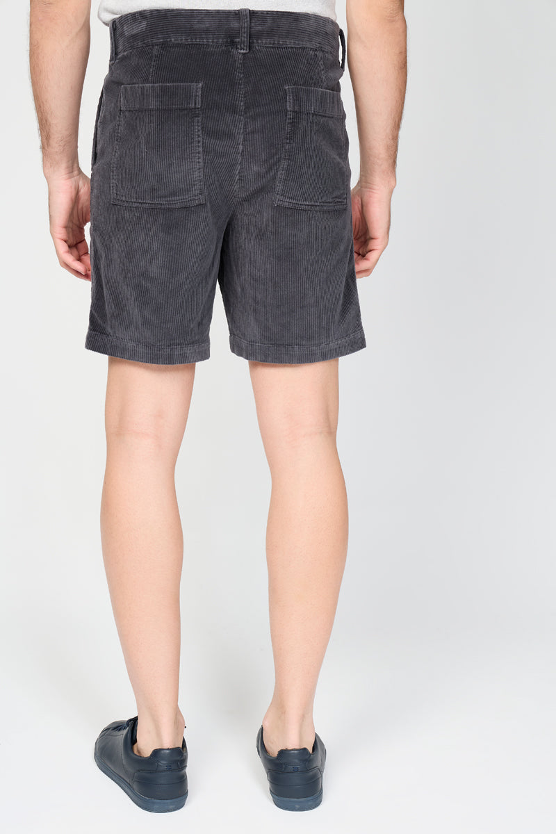 Shorts Retro De Pana Con Bolsillo - Maine Pigment - Hombre