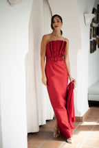 Robe Maelis - Coquelicot