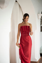 Robe Maelis - Coquelicot