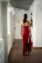 Robe Maelis - Coquelicot