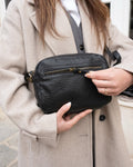 Maelys Shoulder Bag - Black Lambskin