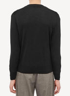 Maison Kitsune - Merinos Cardigan Tricolor Fox Patch - Black - Mixte