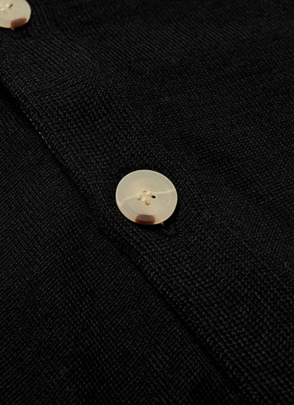 Maison Kitsune - Merinos Cardigan Tricolor Fox Patch - Black - Mixte