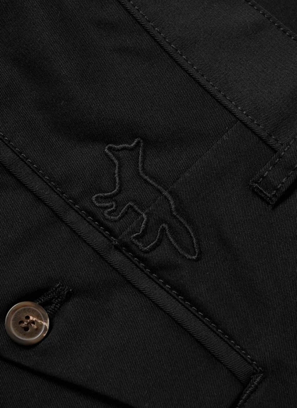 Maison Kitsune - Carrot Pants - Negro - Hombre