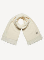 Maison Kitsune - Holiday Patch Scarf - Ecru - Homme
