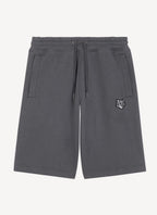 Maison Kitsune - Jog Short Pique Loop - Dark Grey Melange - Femme