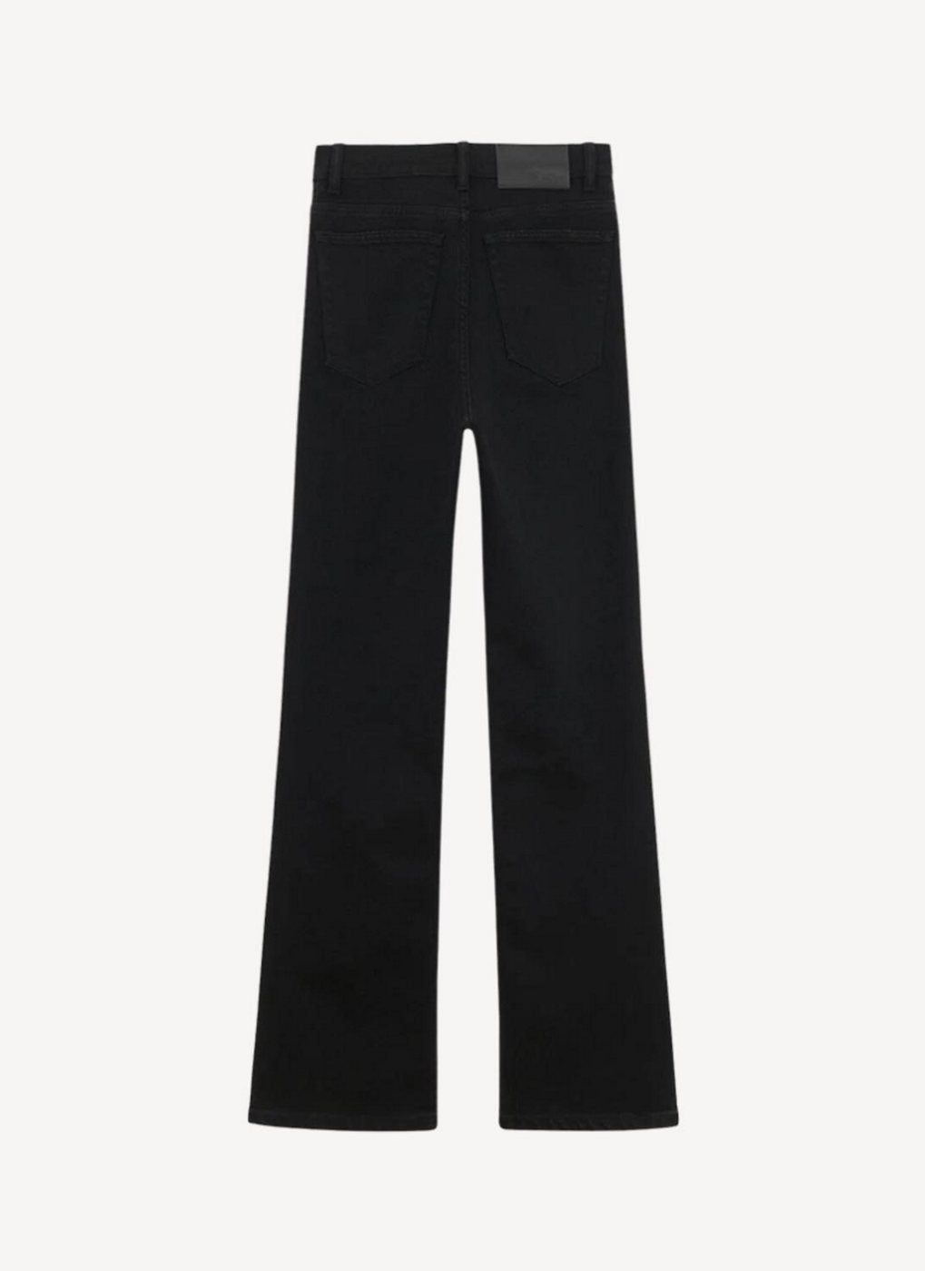 Maison Kitsune - Straight Fit Jeans - Stone Black - Femme