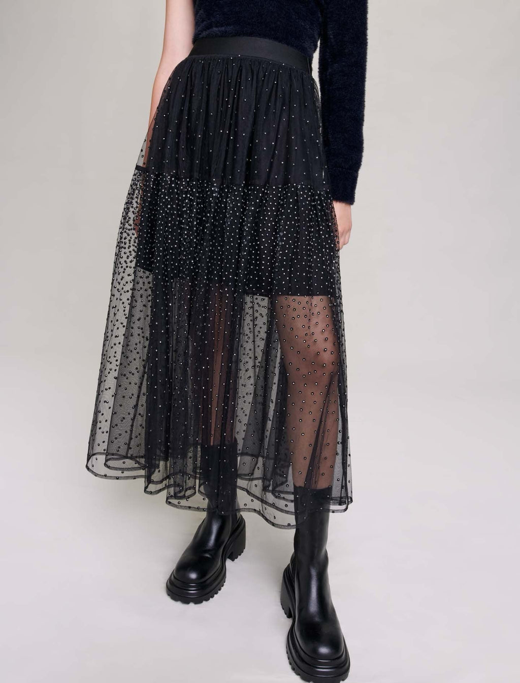 Maje - Skirt - Black